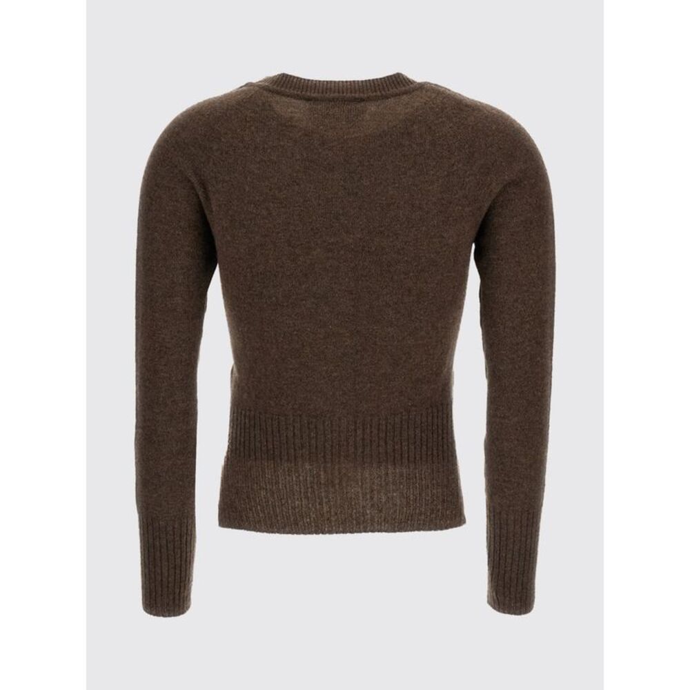 Simone Rocha Crewneck Cardigan In Pure Cashmere With Embroidered Rhinestones - Picture 3 of 3